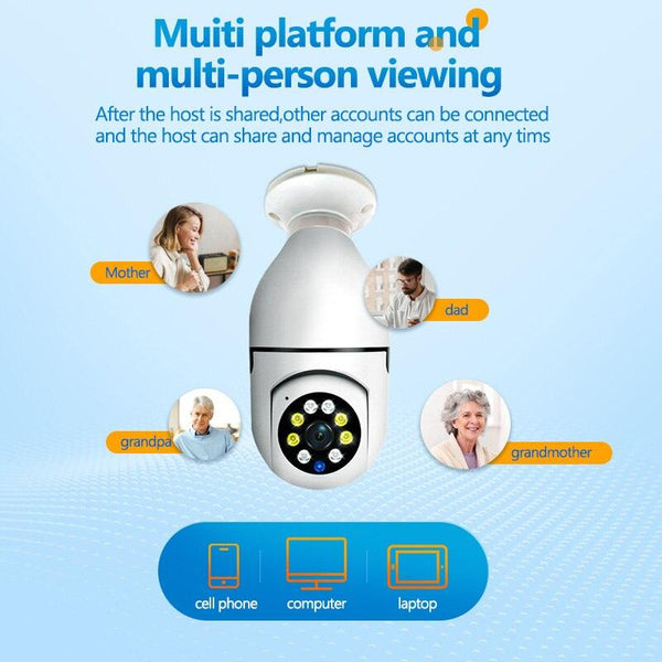 Security Camera with LED Lights