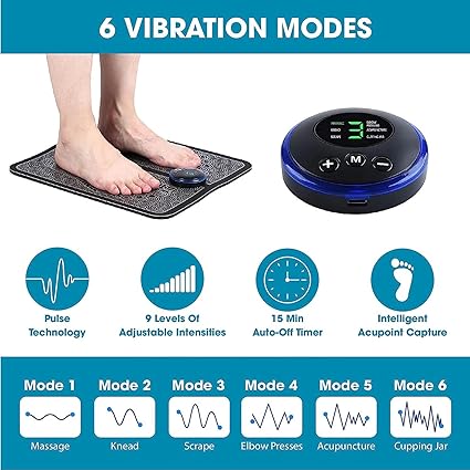 EMS Foot Massager Mat – Portable Electric Foot Massage Pad