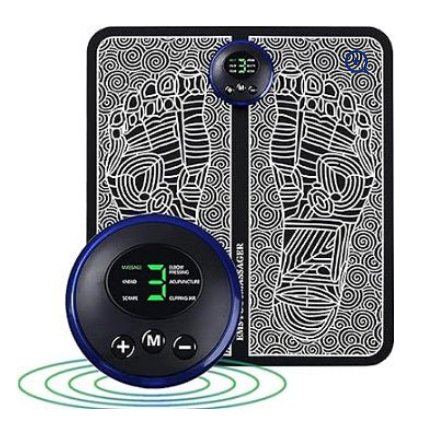 EMS Foot Massager Mat – Portable Electric Foot Massage Pad
